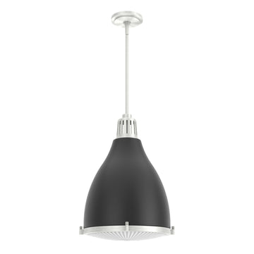 Bluff View 3 Light Pendant 14 inch Lighting Hunter Matte Black - Brushed Nickel 