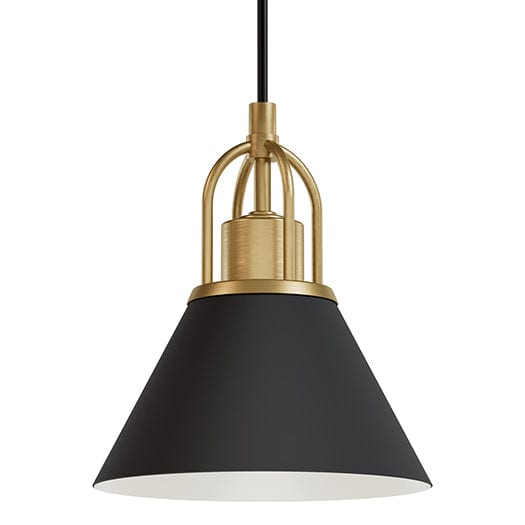 Carrington Isle 1 Light Mini Pendant in Matte Black finish