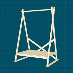 How to Build a Wooden Clothing Rack