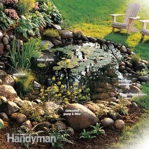 How to Build a Water Garden With Waterfall