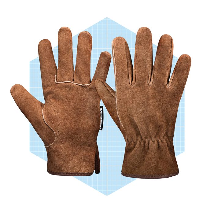 Leather Safety Work Gloves 