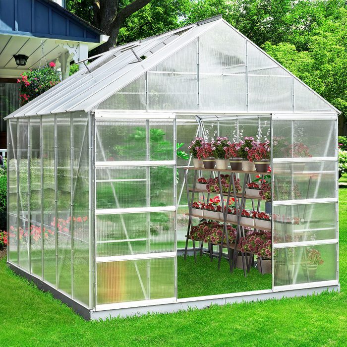 Polycarbonate Aluminum Greenhouse