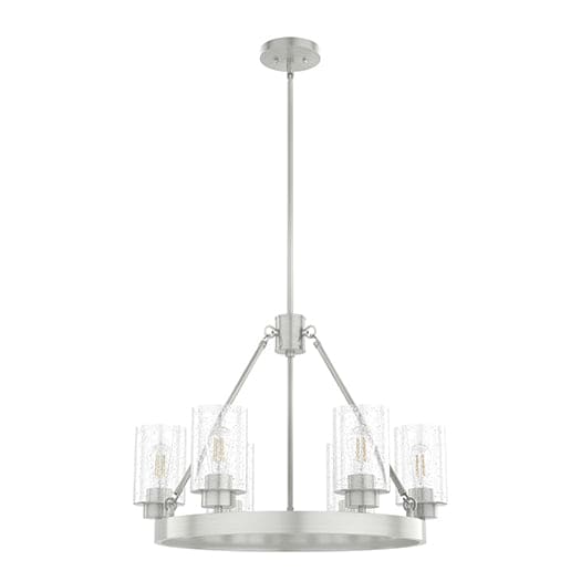 Hartland 6 Light Chandelier in Brushed Nickel finish