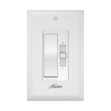 Slider Wall Controller - 99754 Ceiling Fan Accessories Hunter Matte White 