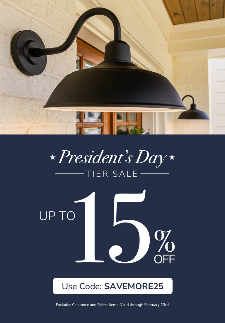 President's Day Tier Sale. Up to 15% Off. Use Code: SAVEMORE25