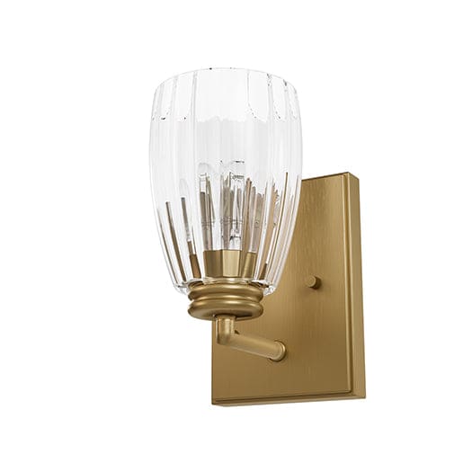 Rossmoor 1 Light Sconce in Luxe Gold finish