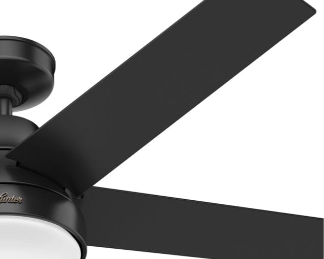 Close up image of HunterSMART Aerodyne ceiling fan