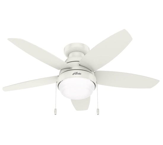 Liliana ceiling fan in fresh white finish