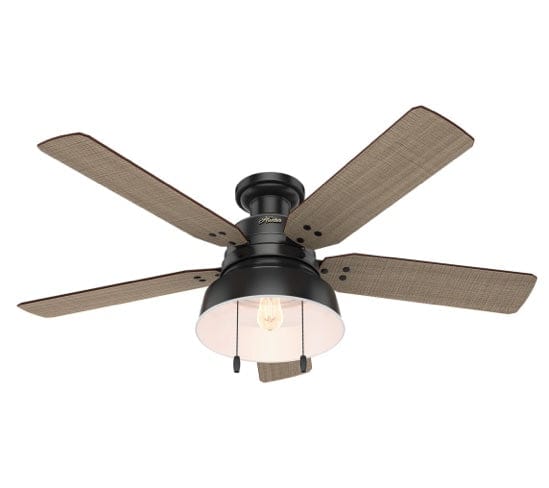 Mill Valley ceiling fan in matte black finish