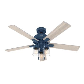 Hartland ceiling fan in indigo blue finish