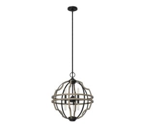 Stone Creek Pendant in french oak finish