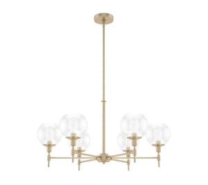 Xidane Chandelier in alturus gold finish