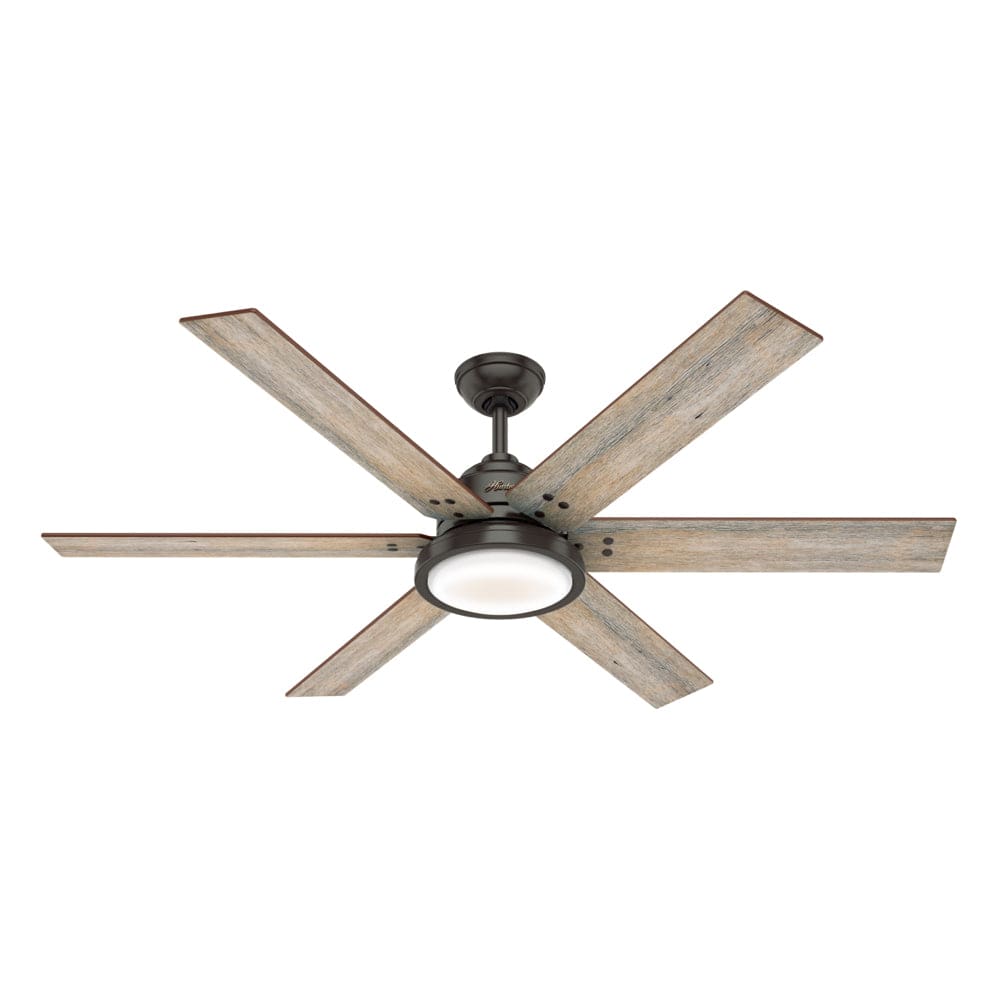 Warrant ceiling fan in noble bronze finish