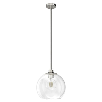 Xidane Large Pendant Lighting Hunter Brushed Nickel - Clear 