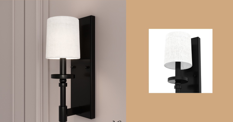 Black Briargrove Wall Sconce