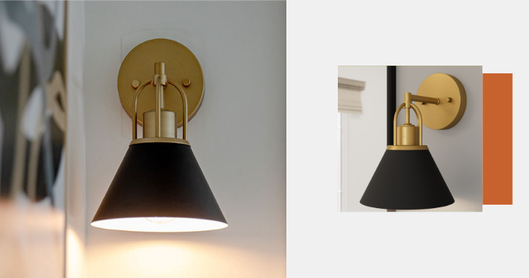 Black Carrington Isle Wall Sconce